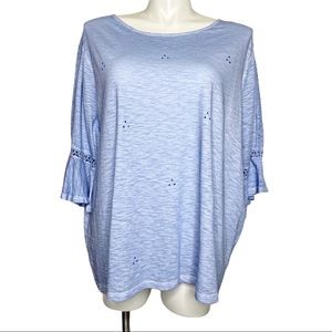 New Directions Blue Top 3X